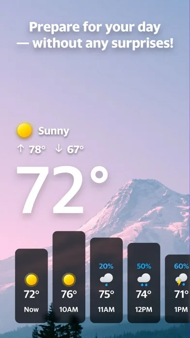 Yahoo Погода screenshot 5