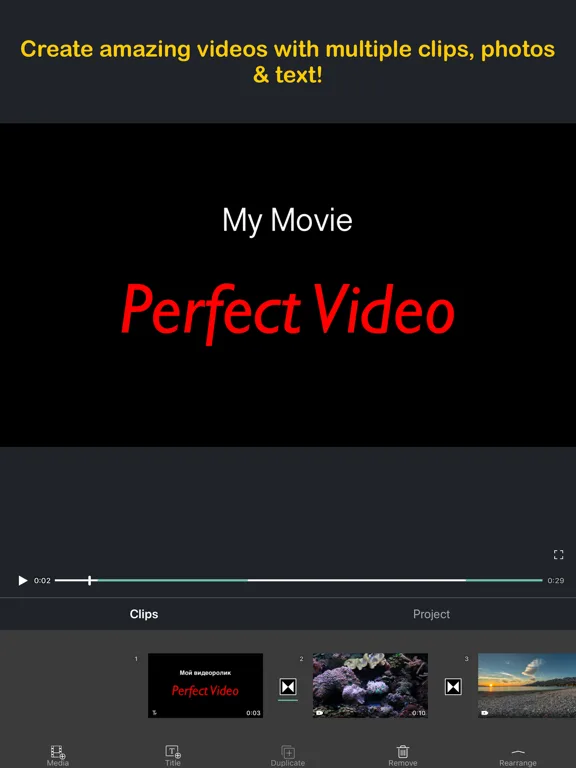 Editor de vídeo -Perfect Video screenshot 5
