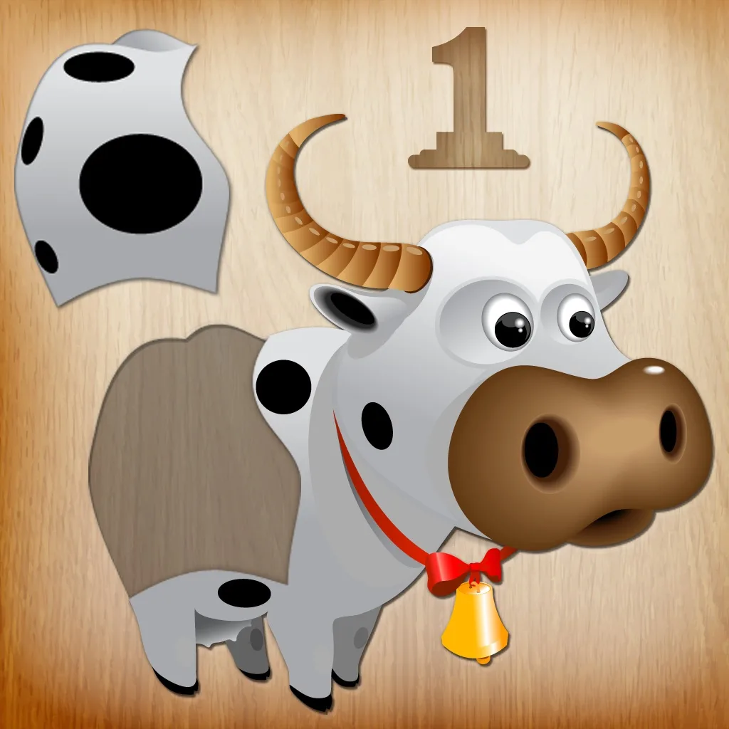 Animales puzzle para niños 2-5