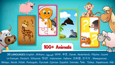 Animales puzzle para niños 2-5 screenshot 1