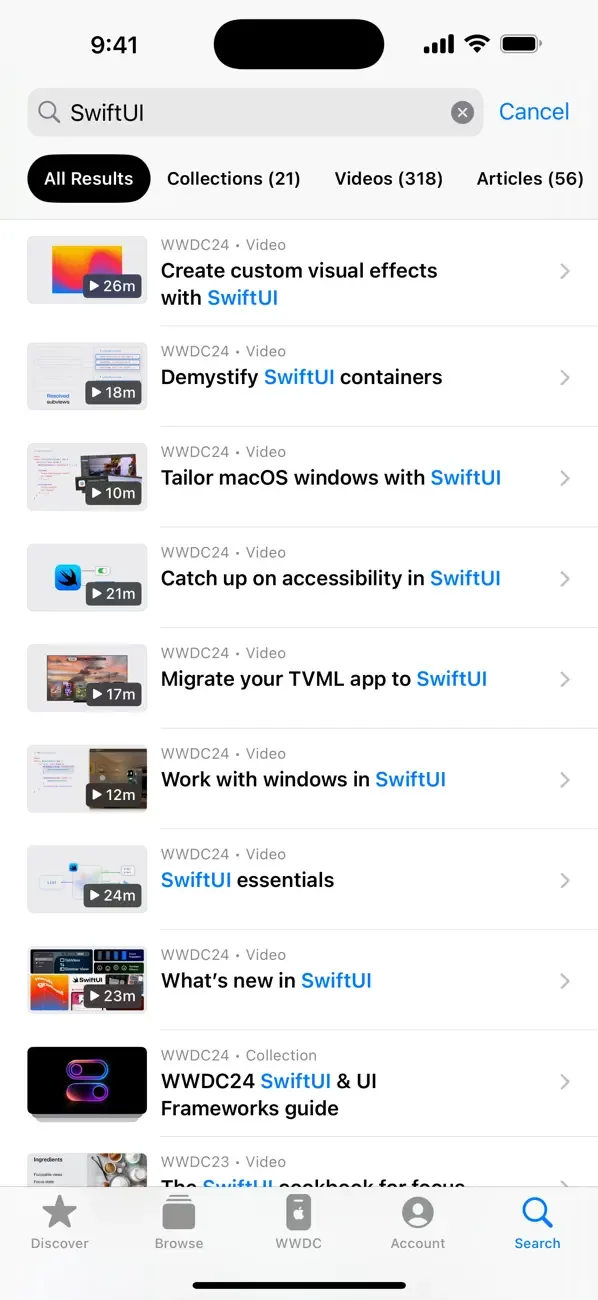 Apple Developer screenshot 2