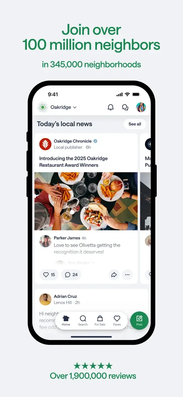 Nextdoor: red del barrio screenshot 1