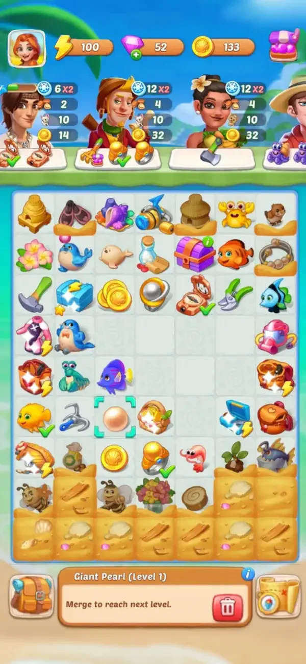 Adventure Island Merge: Save screenshot 2