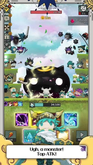 Tap Dragon: Little Knight Luna screenshot 3