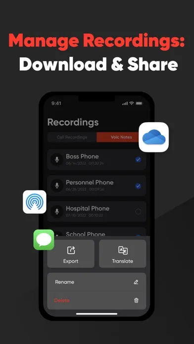 iCall Recorder: запись звонков screenshot 4