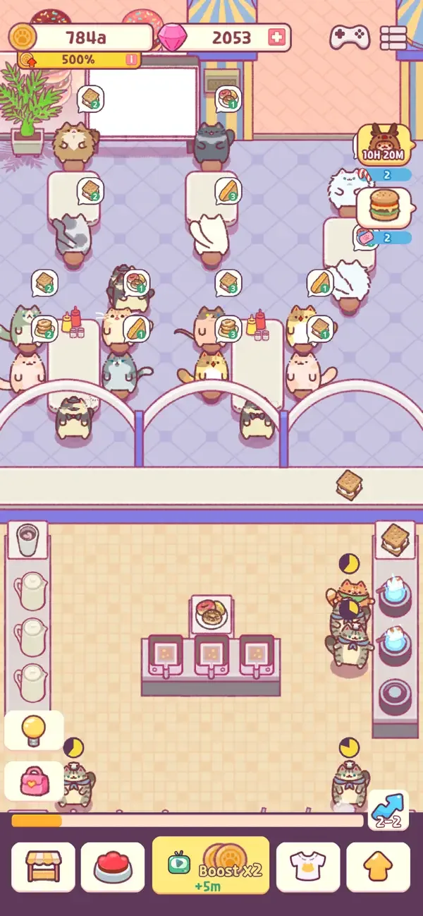 Cat Snack Bar: Gato Juegos screenshot 1