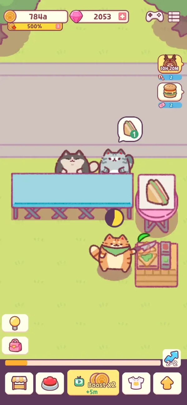 Cat Snack Bar: Gato Juegos screenshot 2