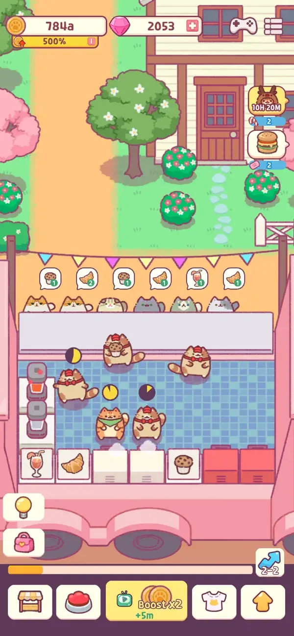 Cat Snack Bar: Gato Juegos screenshot 4