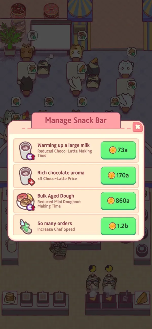 Cat Snack Bar: Gato Juegos screenshot 5