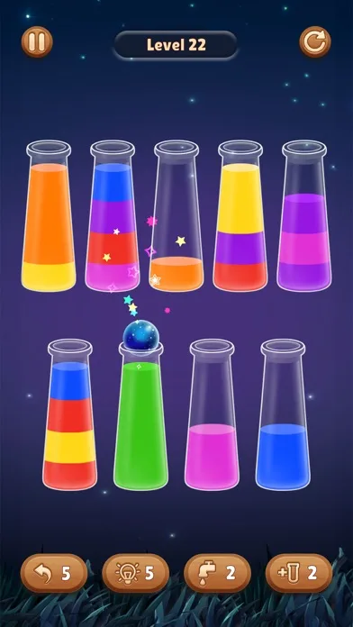 Color Water Sort Wooden Puzzle screenshot 2