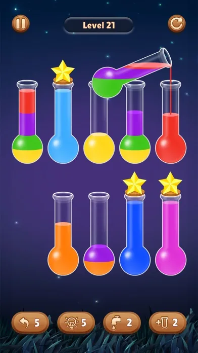 Color Water Sort Wooden Puzzle screenshot 3