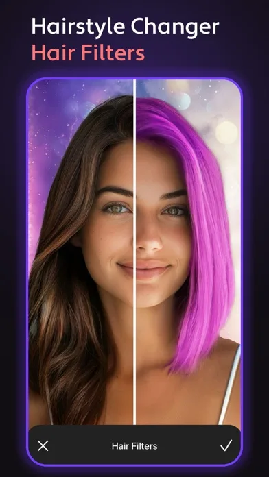 Cosmo: AI прическа симулятор screenshot 2