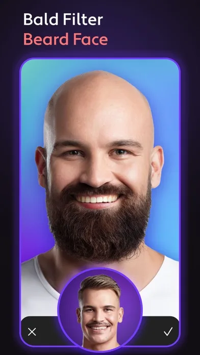 Cosmo: AI прическа симулятор screenshot 3