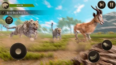 дикий леопард семья жизнь сим screenshot 3