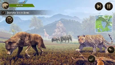дикий леопард семья жизнь сим screenshot 5