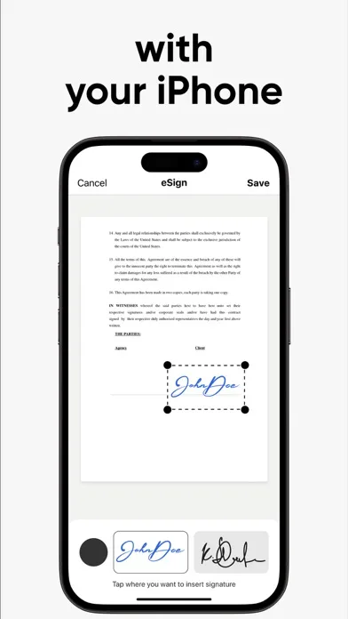eSign App: Sign & Edit PDF screenshot 2