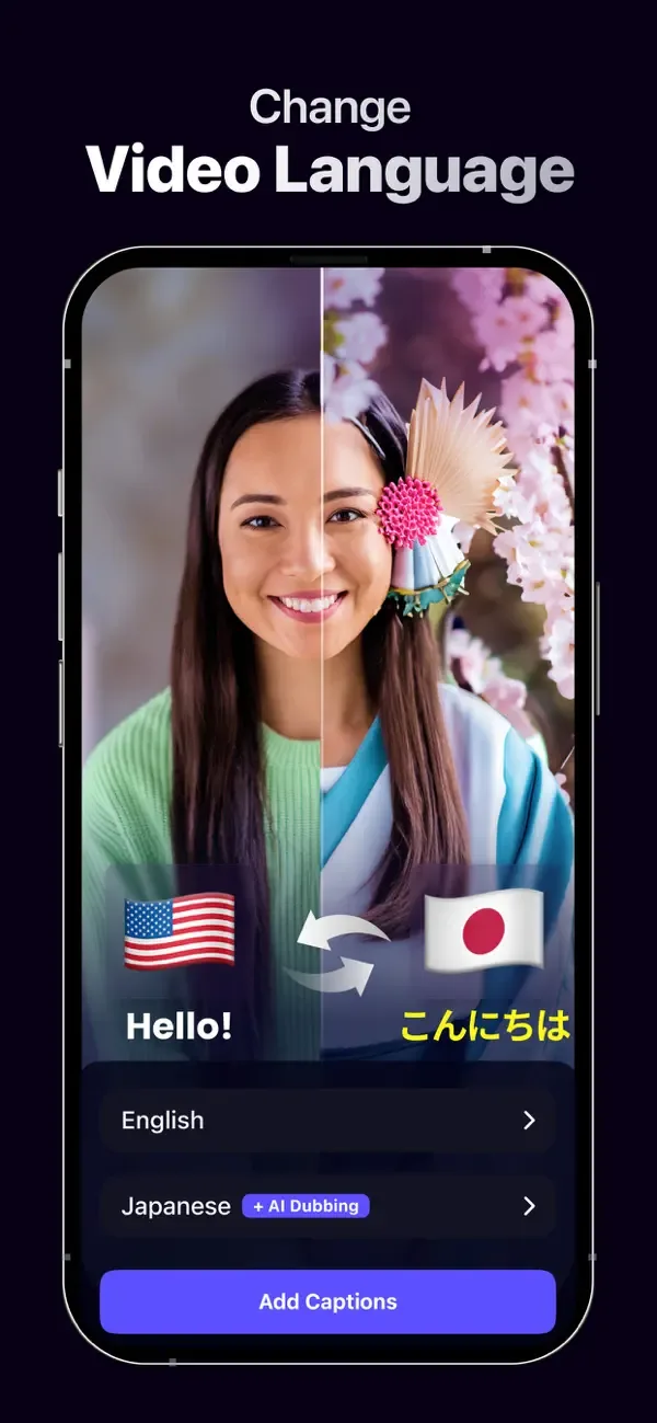 AI Captions for Videos - Dubs screenshot 2