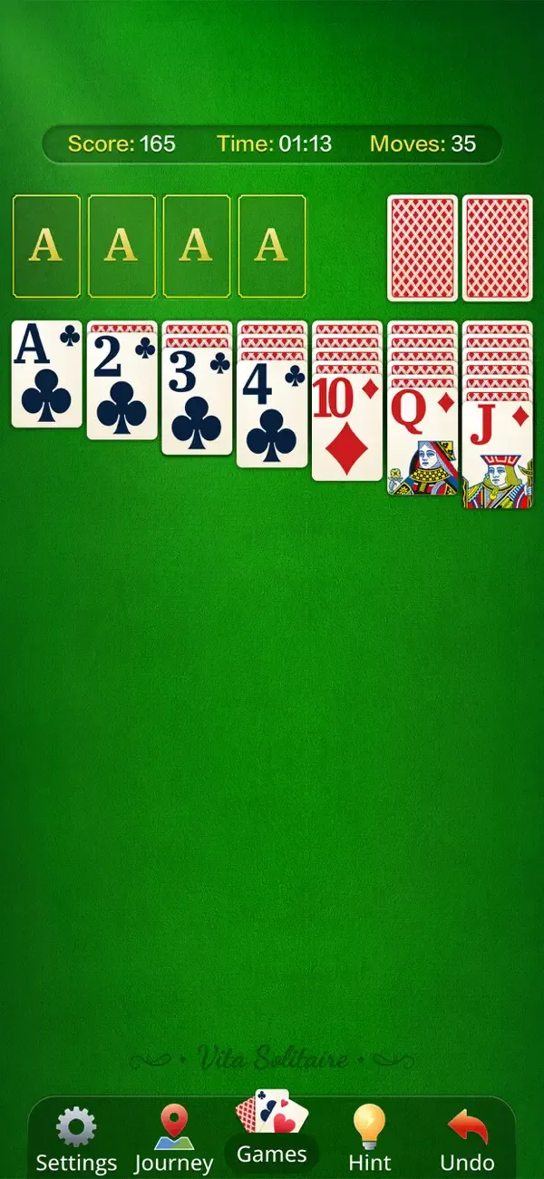 Vita Solitaire для літніх screenshot 2