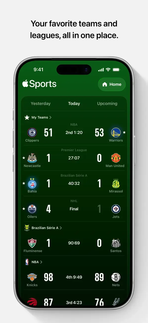 Apple Sports screenshot 2