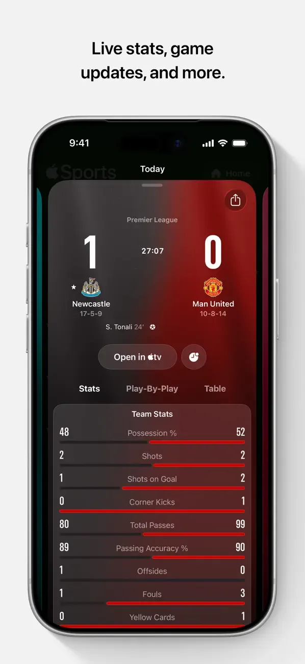Apple Sports screenshot 3