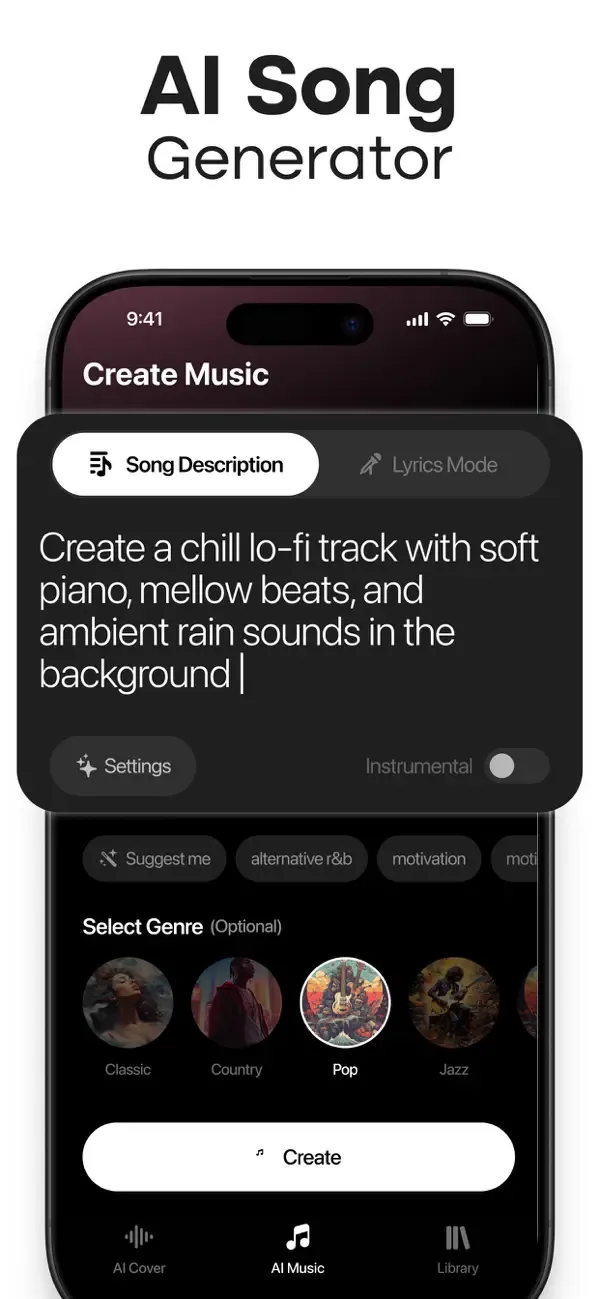 MyTunes: Creador de Música IA screenshot 4