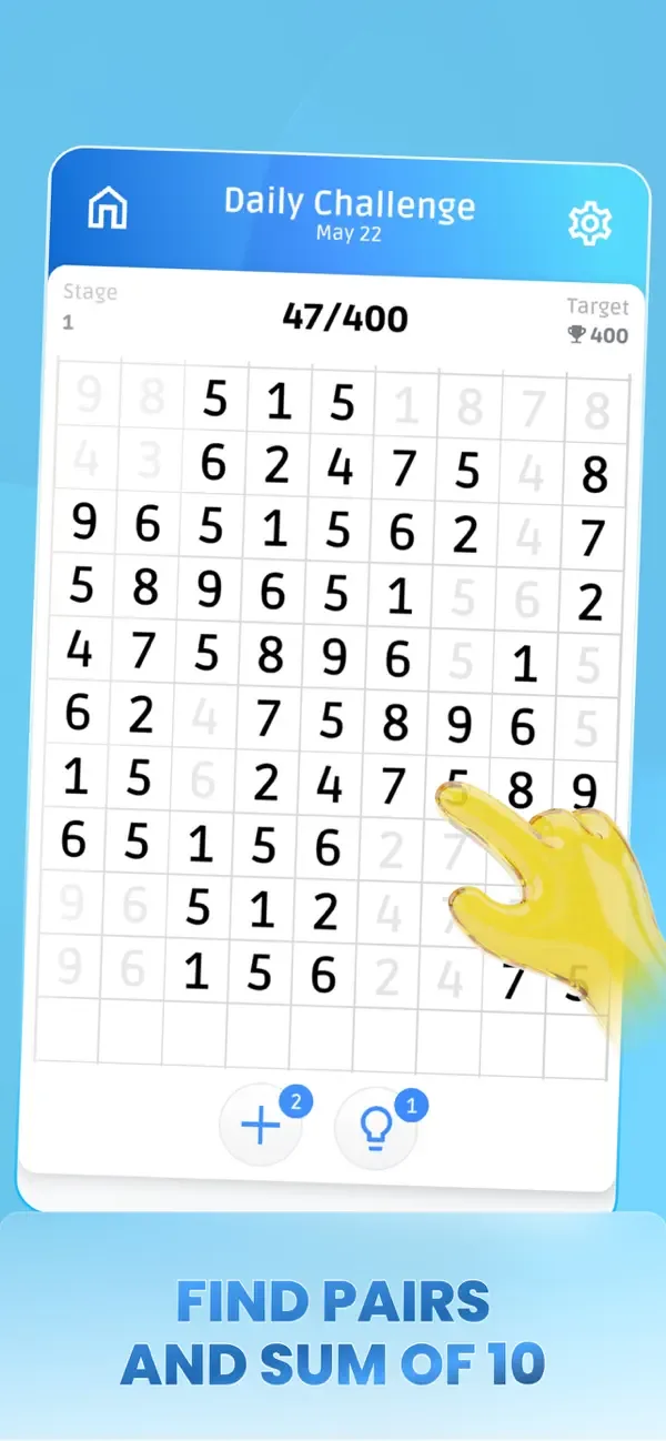 Number Crunch Juego de números screenshot 1