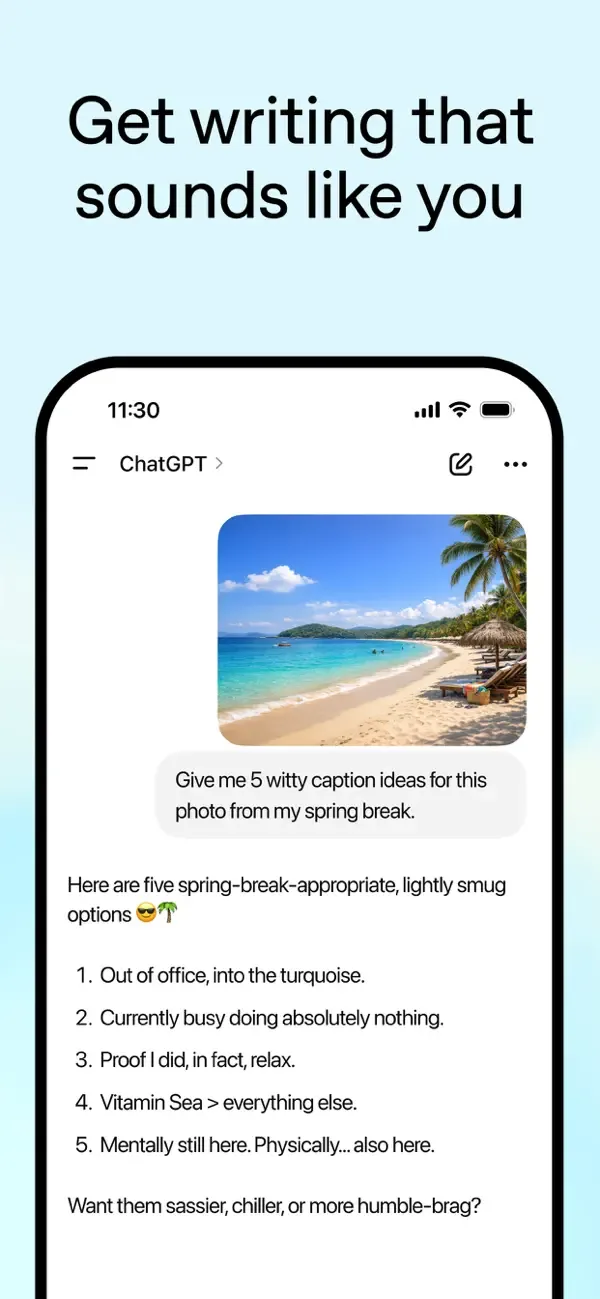 ChatGPT screenshot 4