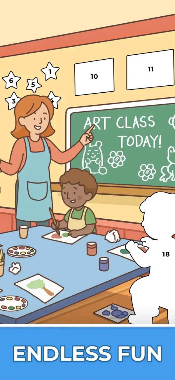 Sticker Book: Color By Number screenshot 4