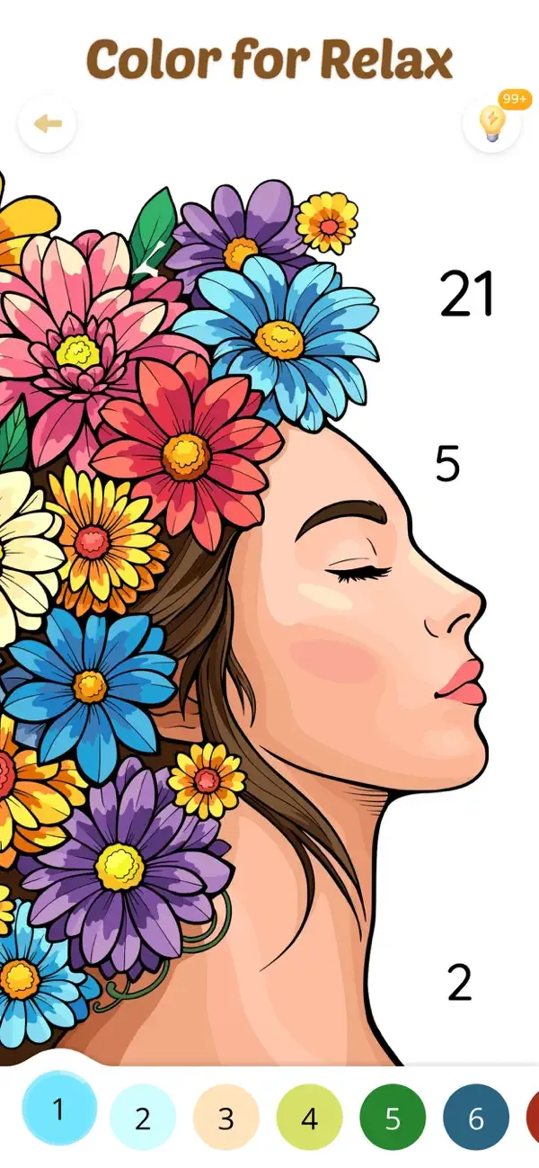 Color Aura: Pintar por números screenshot 5
