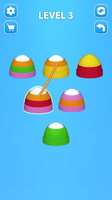 Cozy Knitting・Игра-головоломка screenshot 1