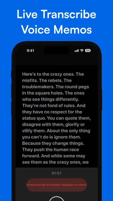 Диктофон и транскрипция: Spiik screenshot 1