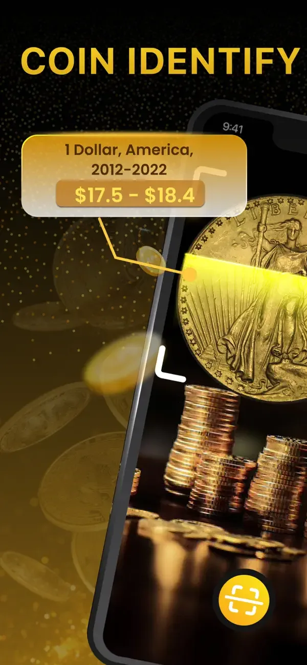 Coin Identifier: Escaneo de Va screenshot 1