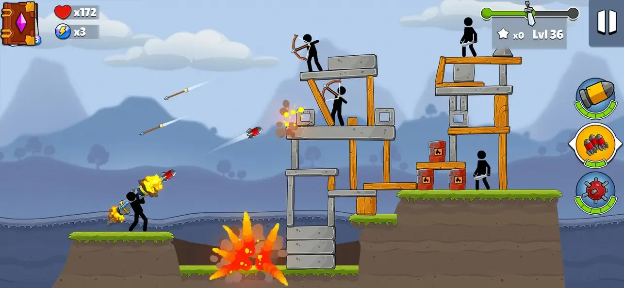 Boom Stick: Стикмен человечки screenshot 1