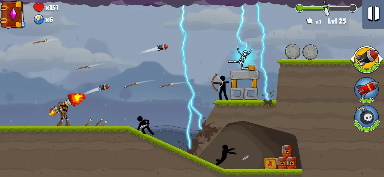Boom Stick: Стикмен человечки screenshot 2