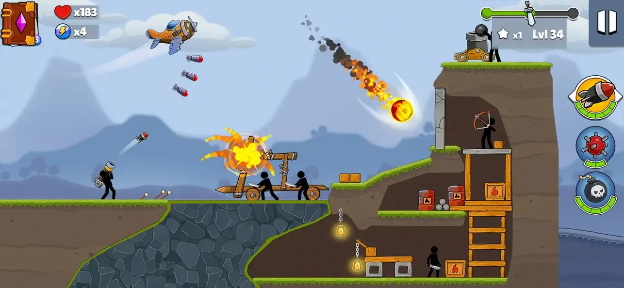 Boom Stick: Стикмен человечки screenshot 3