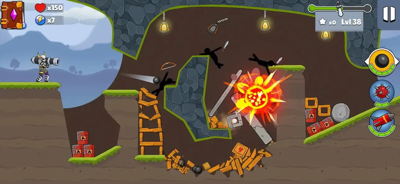 Boom Stick: Стикмен человечки screenshot 4