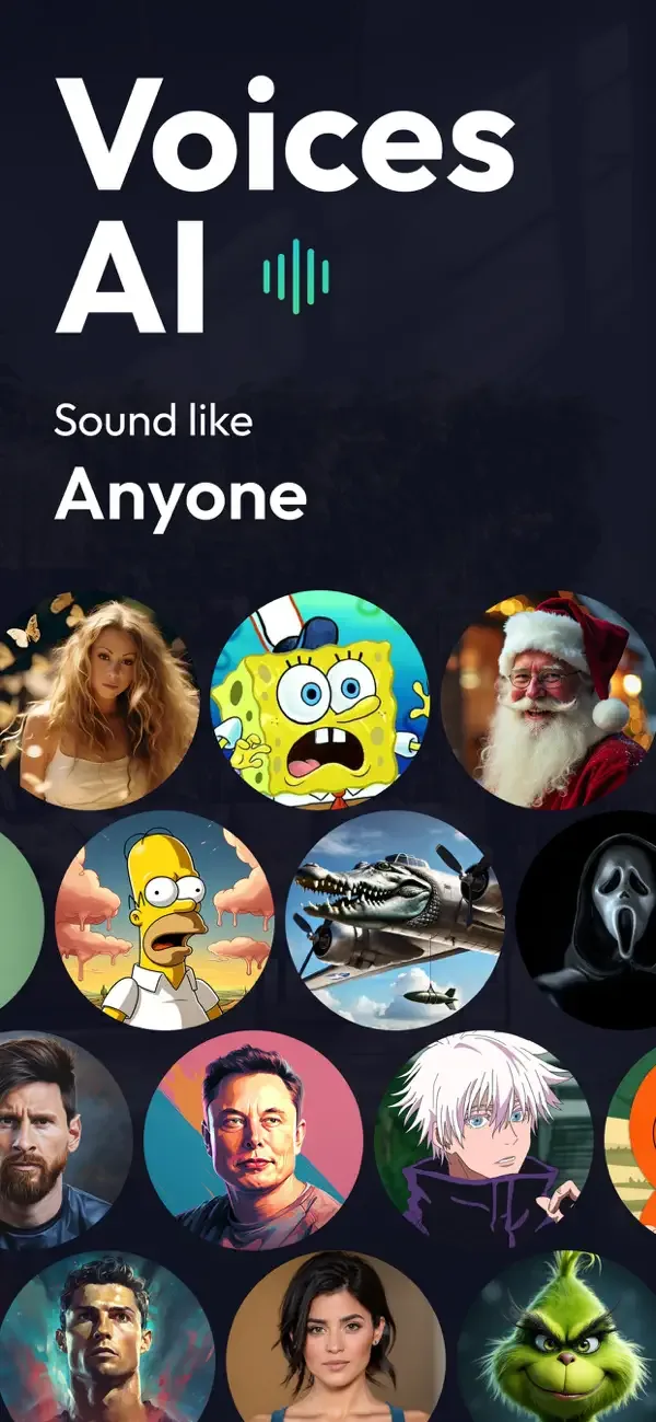 Voices AI: Зміни свій голос screenshot 1