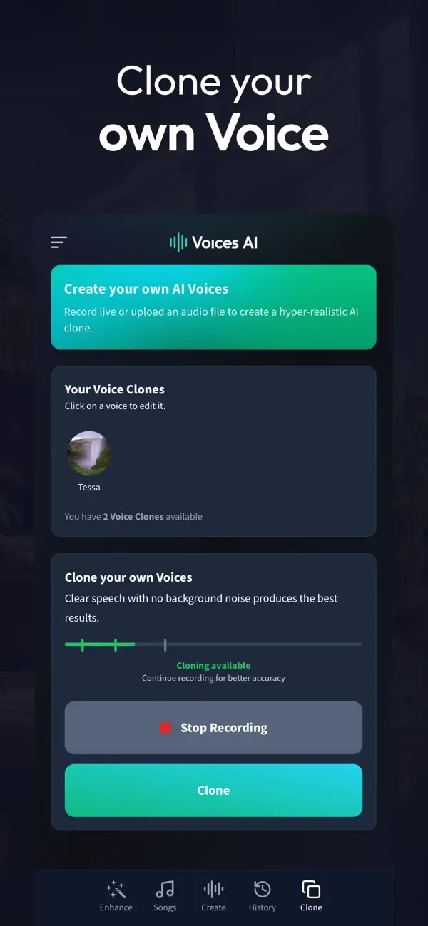 Voices AI: Зміни свій голос screenshot 5