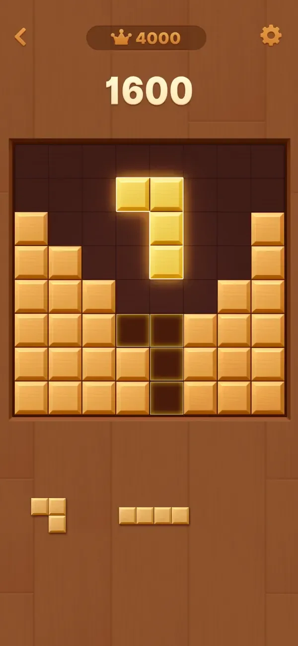 Puzzle de Bloques de Madera screenshot 1