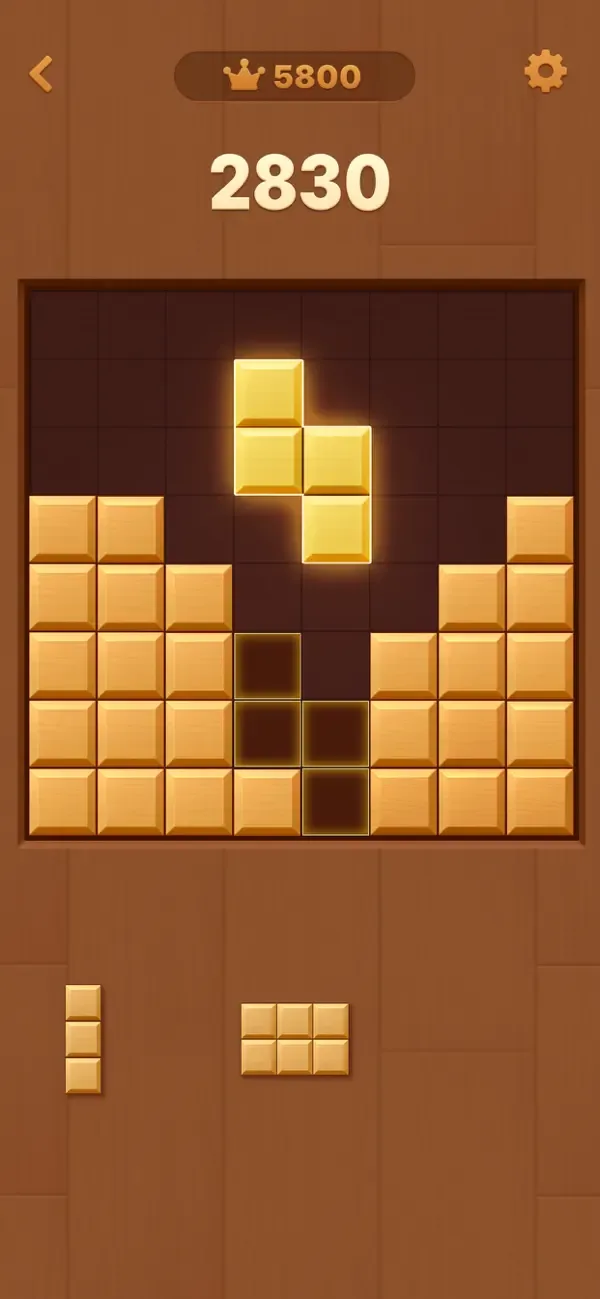 Puzzle de Bloques de Madera screenshot 2