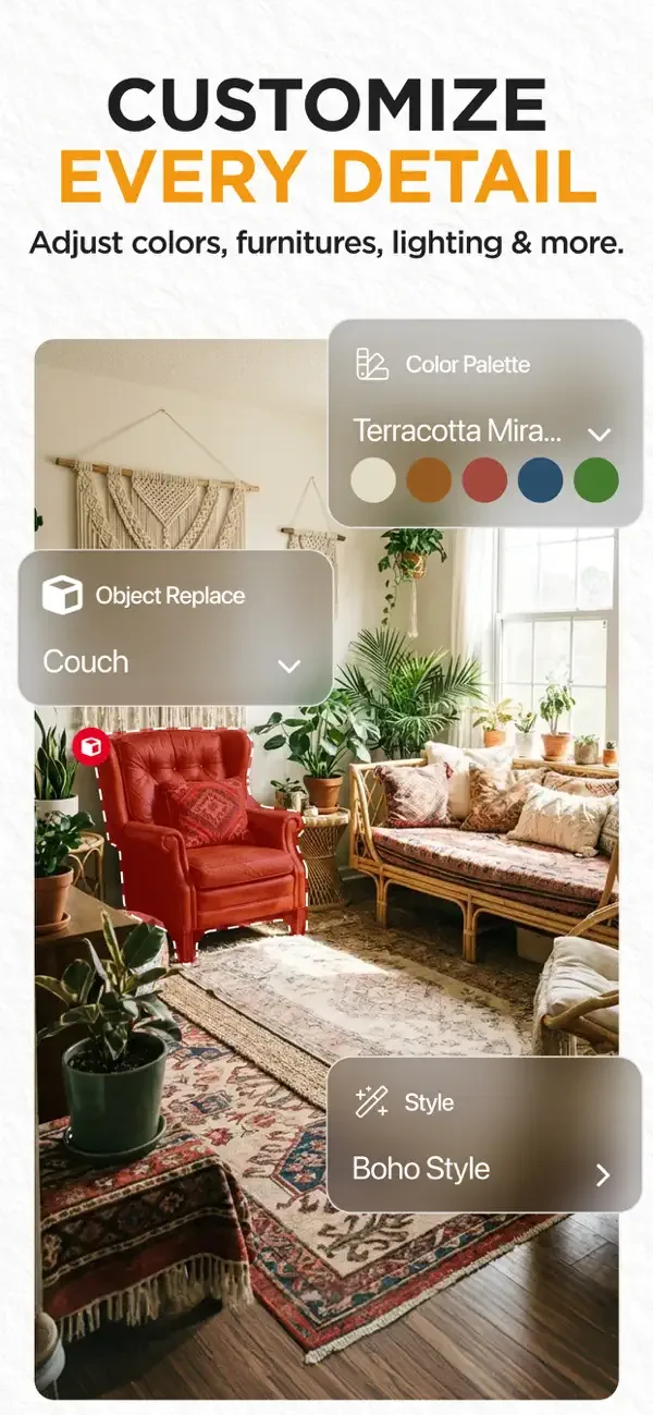 Home AI - diseño de interiores screenshot 5