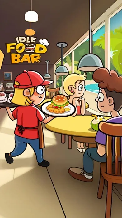 Idle Food Bar: Olivia & Oliver screenshot 1