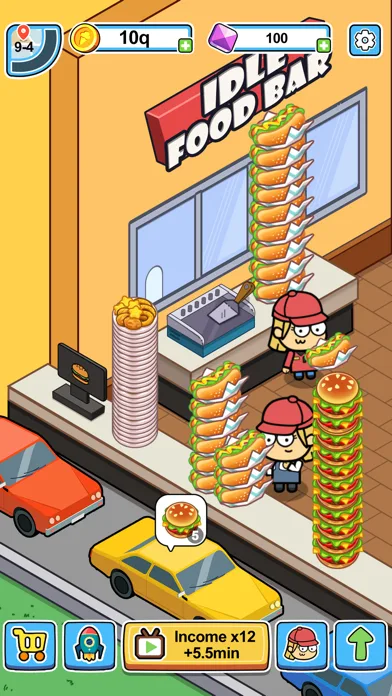 Idle Food Bar: Olivia & Oliver screenshot 2