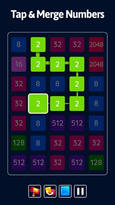2048 Blast: Слияние Чисел 2248 screenshot 1