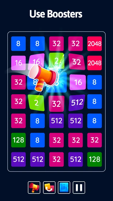 2048 Blast: Слияние Чисел 2248 screenshot 2