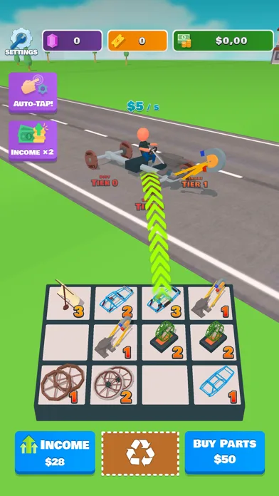 Idle Racer: машини та перегони screenshot 1