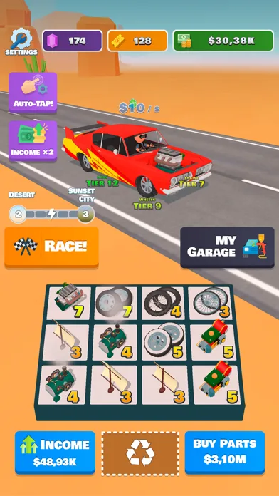 Idle Racer: машини та перегони screenshot 2