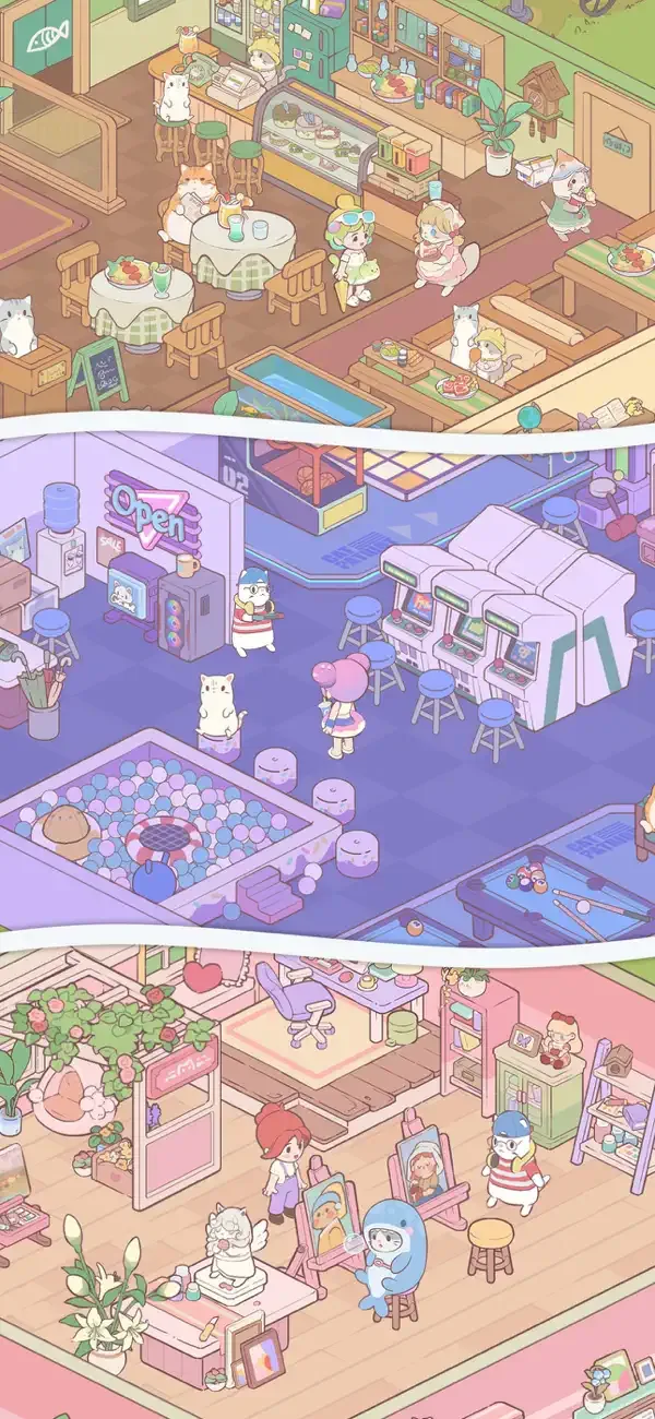 Cats Mansion - Juegos de gatos screenshot 4