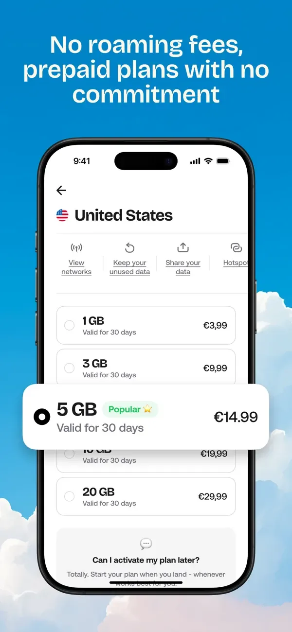 Kolet: eSIM para viajeros screenshot 2