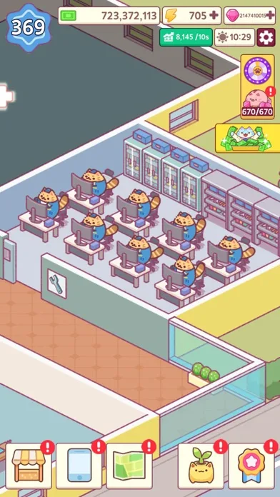 Office Cat: Тайкун Идл screenshot 1